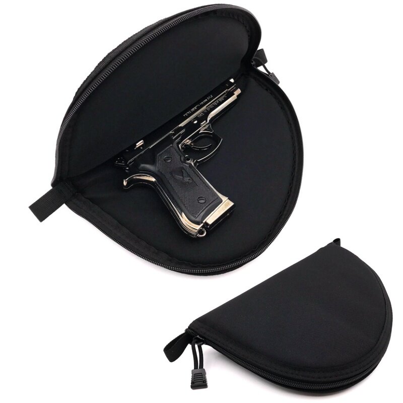 Universal militar tático arma carry saco de proteção caso bolsa preto caça acessórios airsoft handgun carrier coldre