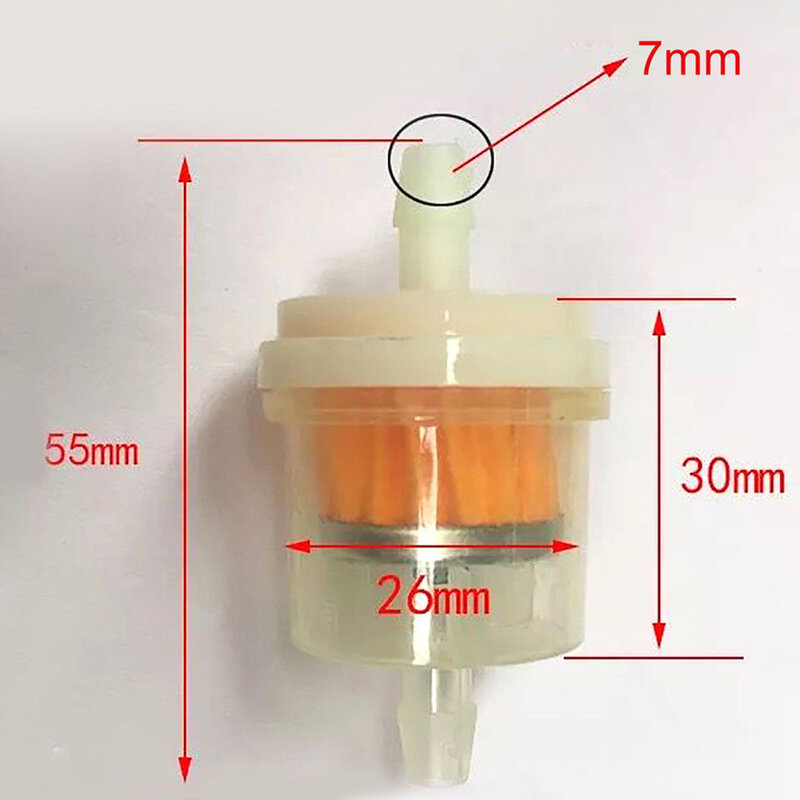 New 10pcs Universal Gas Gas Gas Gas Oil Filter For Scooter Motorcycle Moped Scooter Dirt Bike ATV Fuel Filter