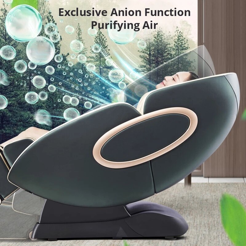 Syeosye Luxury Electric Massage Chair Full Body 4D Zero Gravity Multi-Functional Intelligent Voice Control