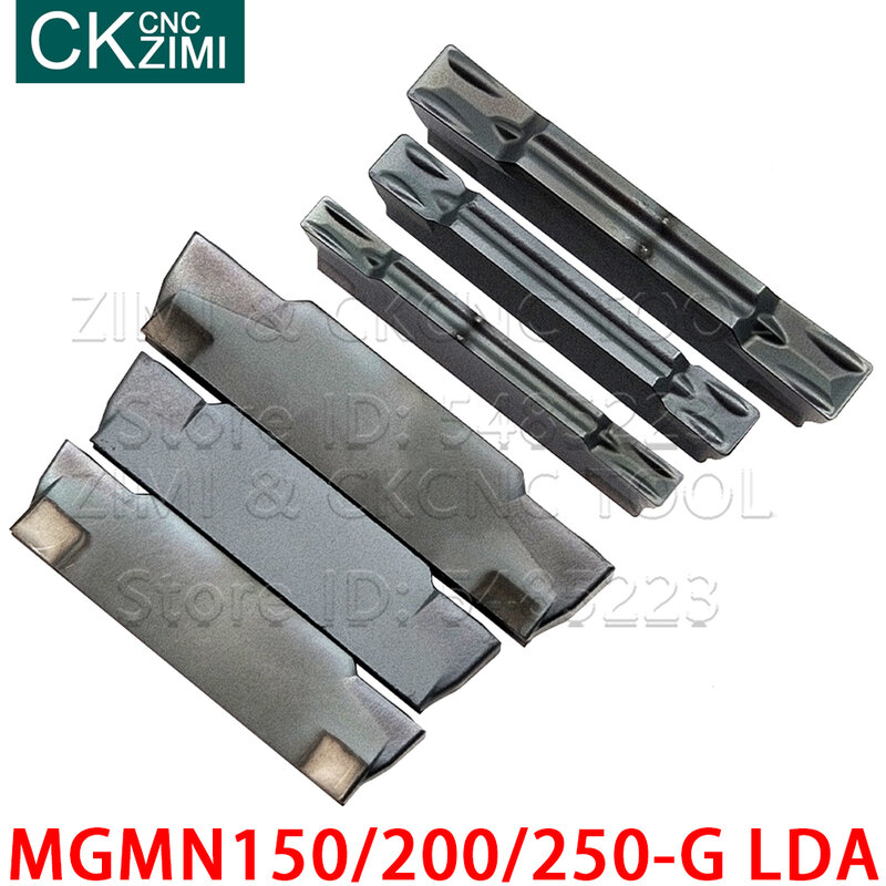 Insertos de carburo de MGMN150-G, herramienta de torno CNC MGMN para acero inoxidable, para ranurado y corte, MGMN200-G, MGMN250-G