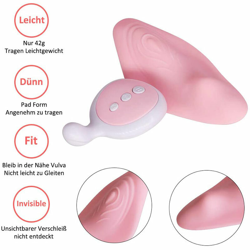 Vibromasseur papillon portable avec télécommande, stimulateur clitoridien, jouets sexuels pour femmes et Couples, plaisir de culotte