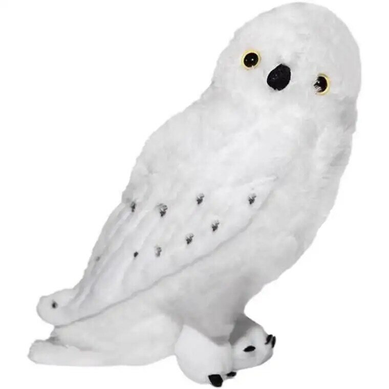 18ซม.Hedwig นกฮูกตุ๊กตาสัตว์ตุ๊กตาของเล่น Snowy Owl สำหรับเด็กผู้ใหญ่ของขวัญ