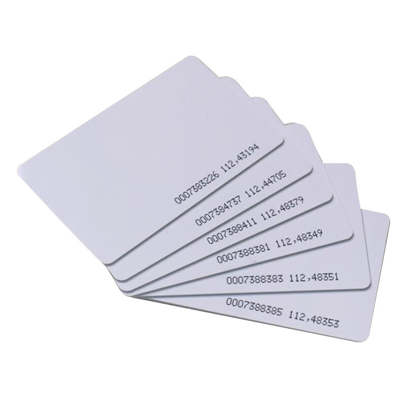 (100 unids/lote) Componentes de garantía de calidad tarjeta de identificación Em RFID 125khz tarjetas inteligentes de solo lectura Tk4100(EM4100) en Control de acceso