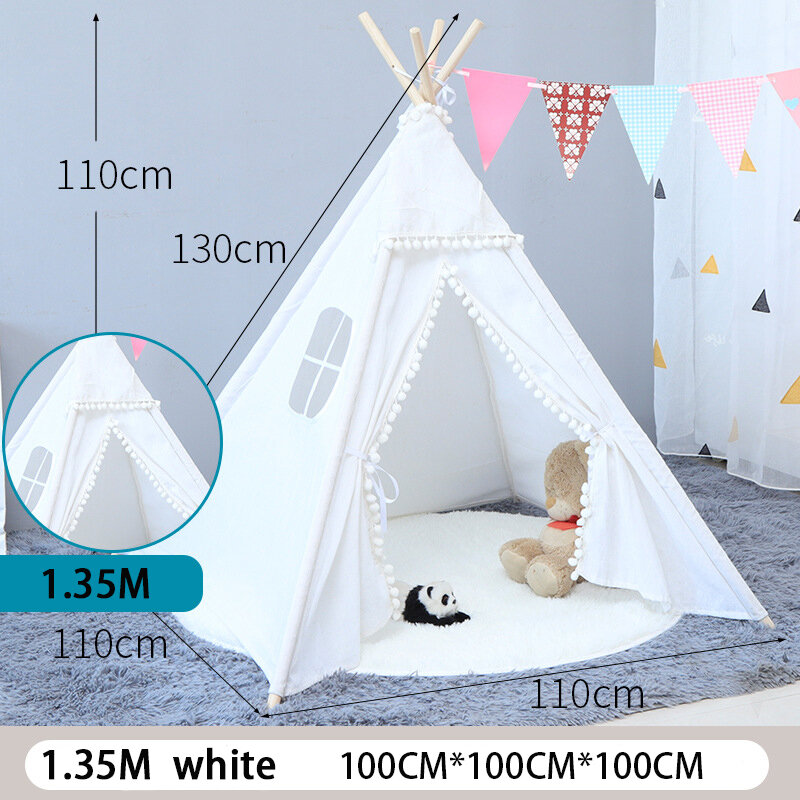 子供のテントテント小屋テント子供のためのポータブルティピーinfantil子供カバナ子供テント装飾カーペットledライト