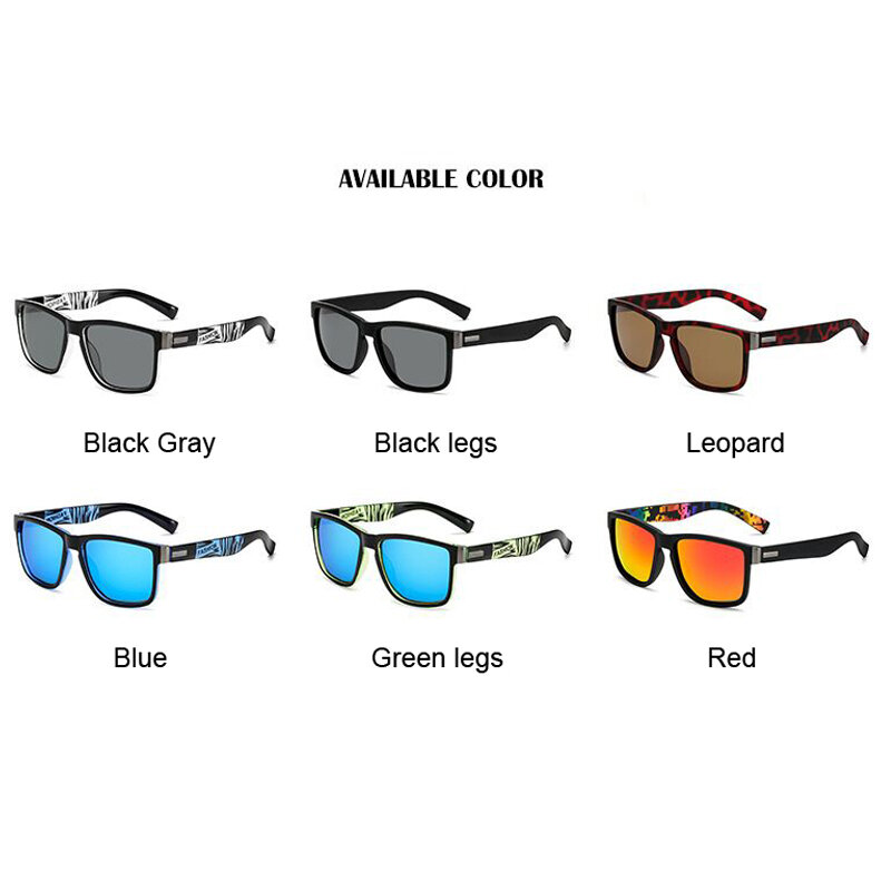 Óculos polarizados para homens e mulheres, óculos de direção, óculos vermelhos, óculos masculinos, pontos de revestimento, UV400, moda
