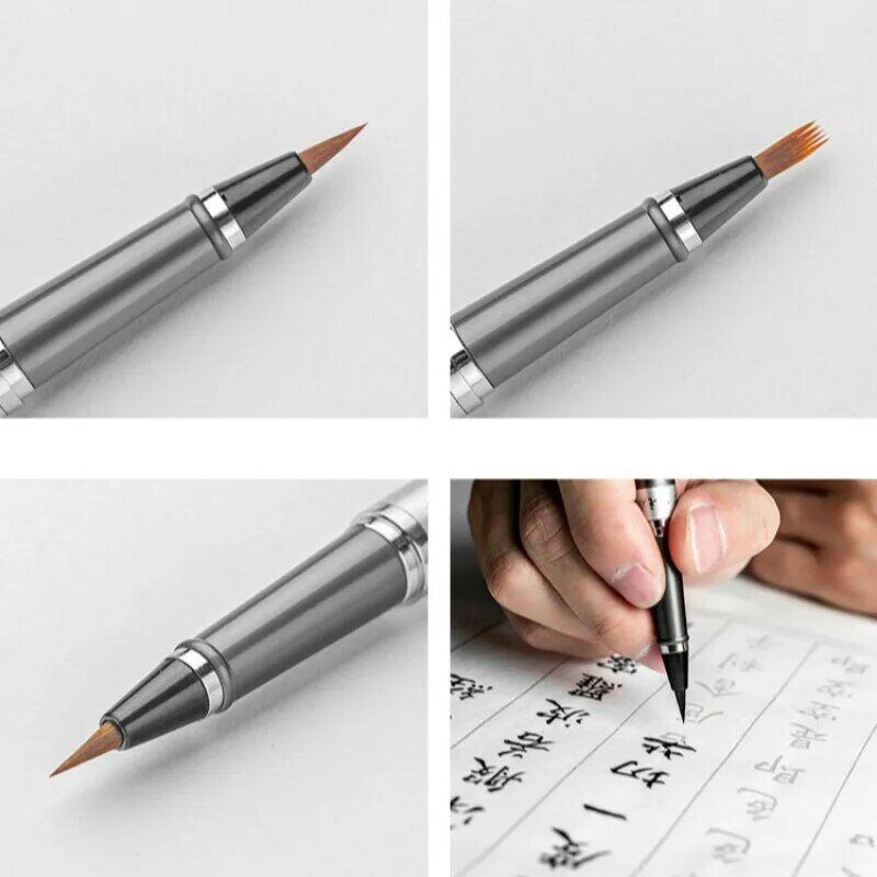 Small Regular Script Brush Pen-style Weasel Hair Calligraphy Brushes Chinese Calligraphy Ink Painting Copy Scriptures Brushes