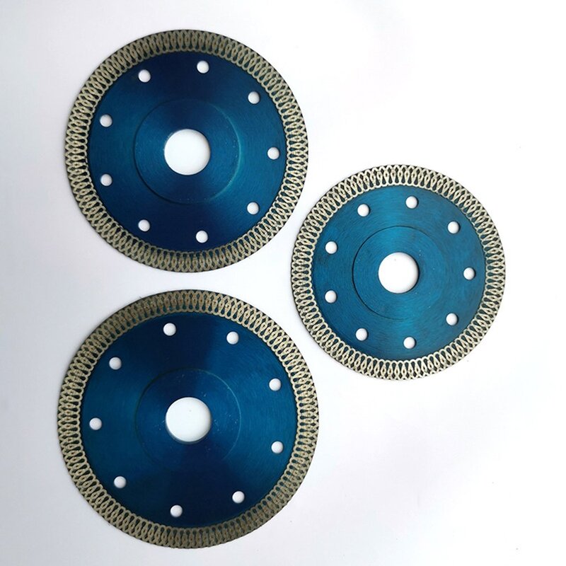 Turbo Diamond Saw Blade Disc, Lâminas de corte para rebarbadora, Porcellanato Telha Cerâmica Granito e Mármore, Porcelana