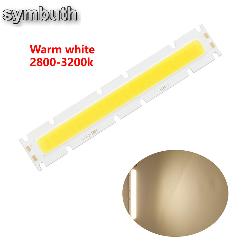 High Power LED COB Light Source para Floodlight, Bar Lamp Chip, Quente Natural Cool White, 20W, 30W, 40W, 127x22mm