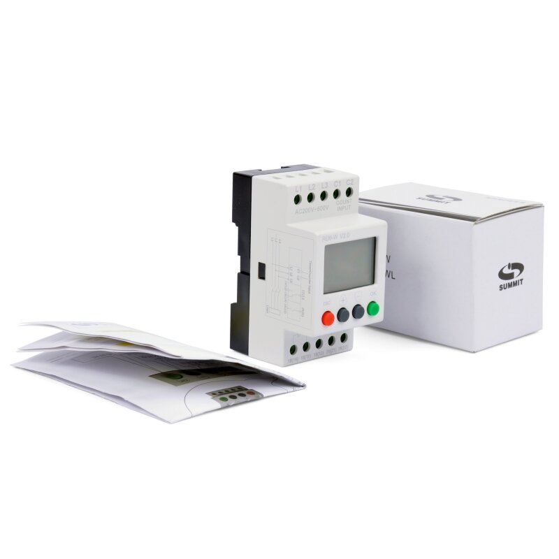 RD6-W ANT certyfikat CE napięcie zakrywające 200-500V AC trójfazowy przekaźnik monitorowania utraty napięcia i sekwencji faz