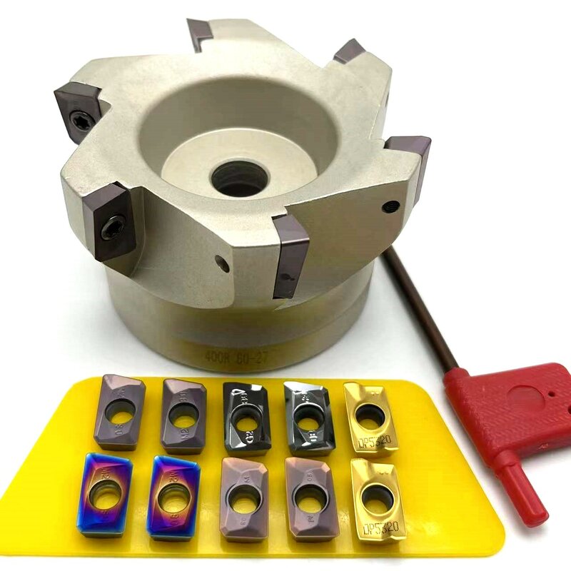 Milling cutter head BAP400R BAP 400 50 63 80 is suitable for APKT1604  APMT1604 CNC insert carbide insert pin milling cutter