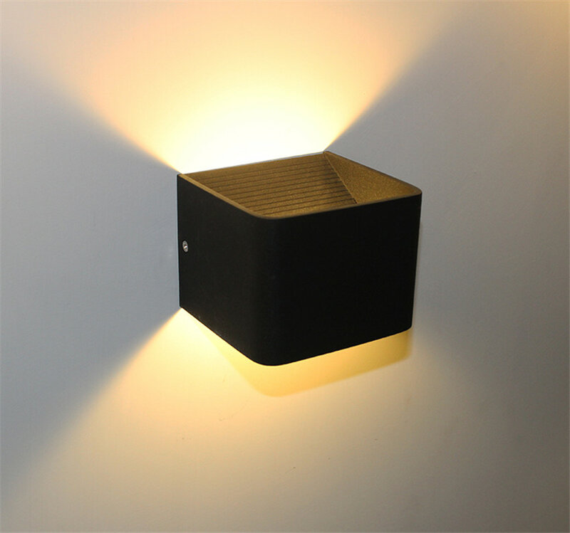 Cube COB LED Indoor Lighting Wall Lamp Modern Home Lighting Decoration Sconce Aluminum Lamp 6W 85-265V For Bedside Aisle