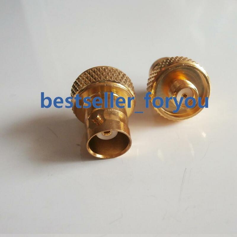 Golden ขั้วต่อ BNC หญิง SMA หญิง RF เชื่อมต่ออะแดปเตอร์ Baofeng UV-5R FD-880