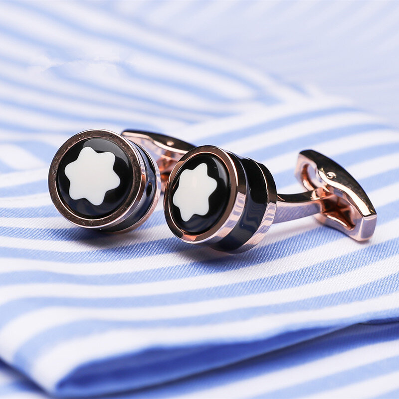DUGARY luxe chemise boutons de manchette pour hommes marque boutons de manchette boutons de manchette haute qualité ronde bijoux de mariage livraison gratuite