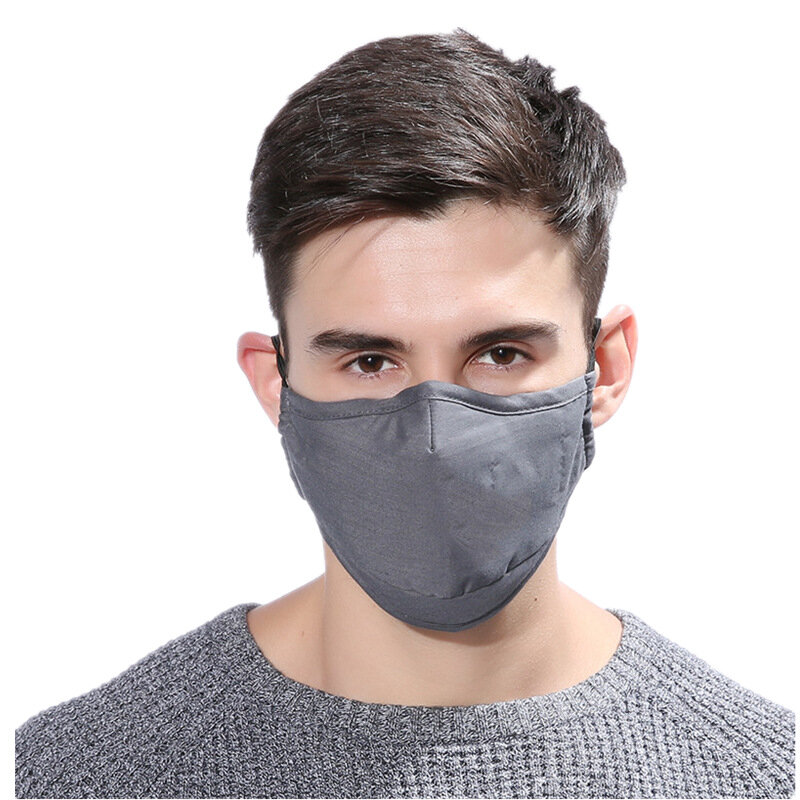 1PCS Anti Pollution Mask Dust Respirator Washable Reusable Masks Cotton Unisex Mouth Muffle for Allergy/Asthma/Travel/ Cycling