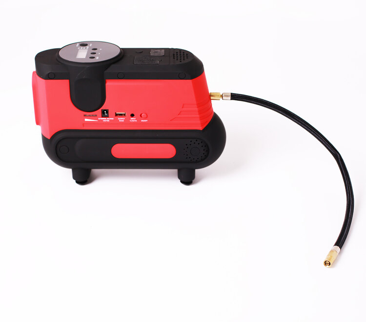 디지털 압력 게이지 범용 150psi 자동차 타이어 공기 펌프, DC 12V 압축기 자동차 타이어 팽창기