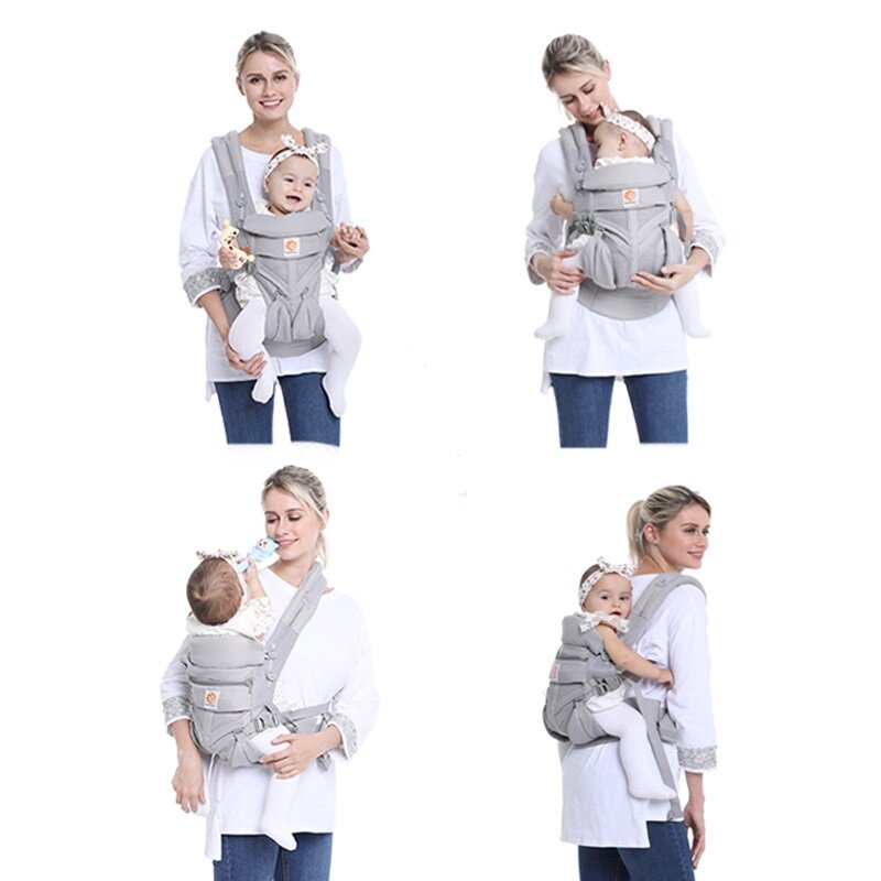 Egobaby-Omni Baby Carrier com Suspensórios de Estilingue, Respirável, Ergonômico, Mochilas, Suporte, Ombro, Cinto, Algodão, 360