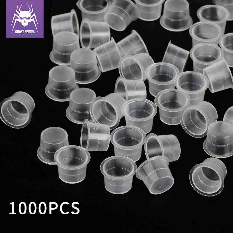 1000 шт., одноразовые пластиковые контейнеры для чернил для татуировок