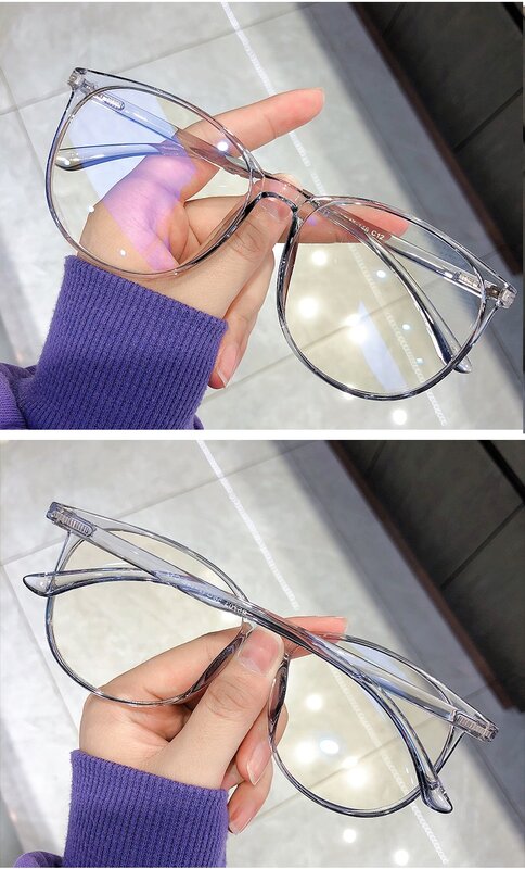 Gafas con bloqueo de luz azul para hombre y mujer, anteojos de gran tamaño, antiluz azul, para ordenador, gafas de seguridad, 2024