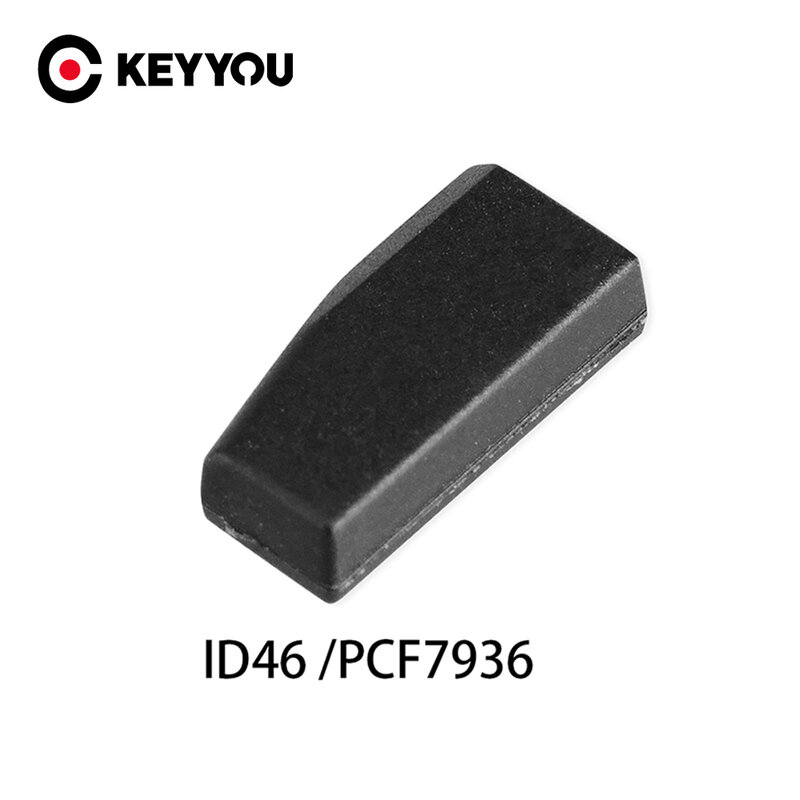 KEYYOU ชิปกุญแจรถ ID46กุญแจเปล่าสำหรับฮอนด้าฮุนไดเกียมิตซูบิชินิสสันซีตรองเปอโยต์ชิป PCF7936