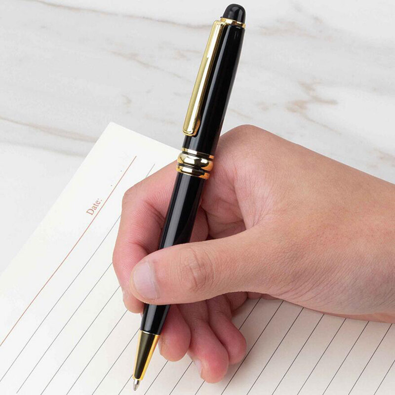 قلم حبر جاف معدني 163 من العلامة التجارية الأعلى مبيعًا قلم كتابة توقيع لرجال الأعمال والمكتب قلم كتابة شراء 2 إرسال هدية