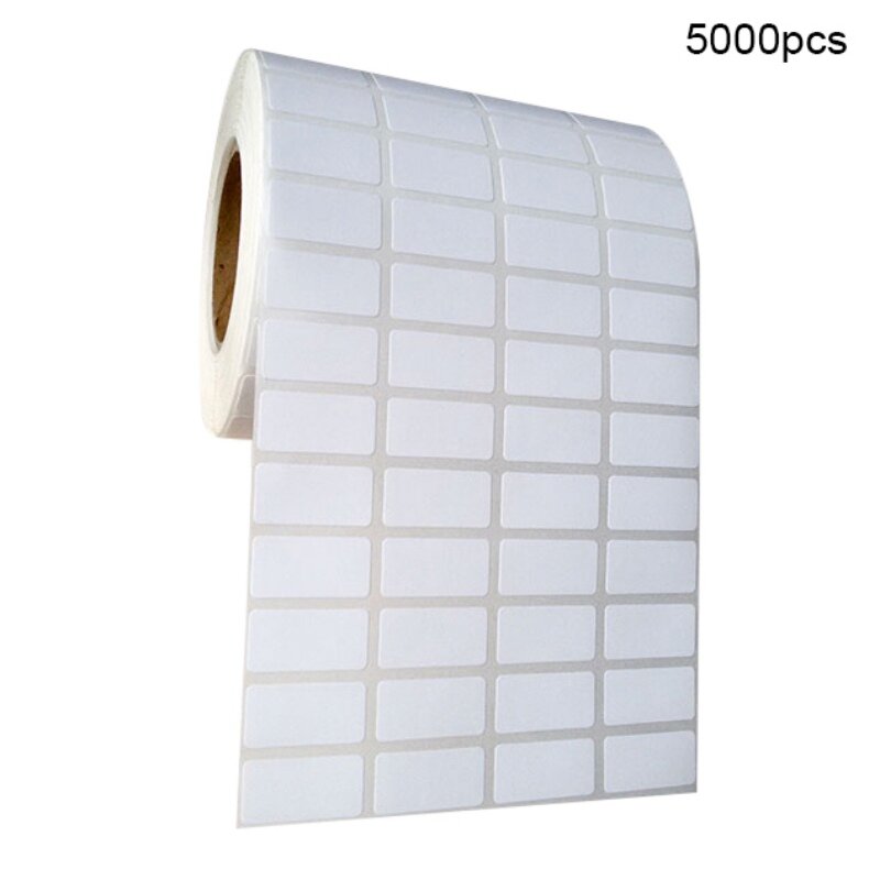 5000Pcs สติ๊กเกอร์บาร์โค้ด S แยกแยะสีขาวสติ๊กเกอร์บาร์โค้ด Self-Adhesive สติกเกอร์ครัวกระดาษบรรจุภัณฑ์ของขวัญ Candy หมวดหมู่