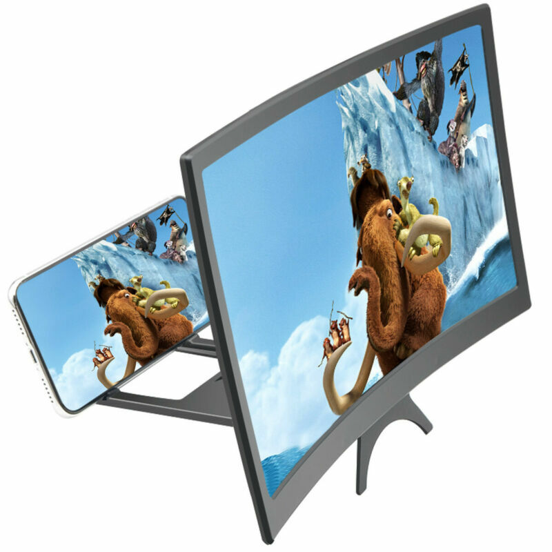 3D Mobile Phone Screen Magnifier HD Video Amplifier Cell Phone Bracket Mounting for Smartphone Stand Enlarge