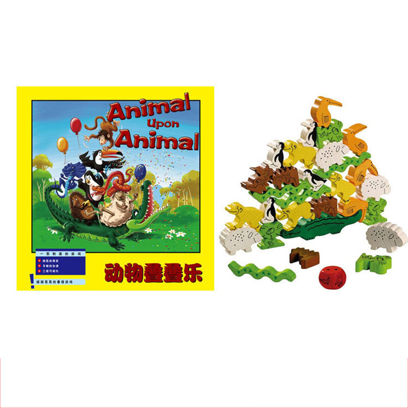 32 шт., Детские Настольные игры «животные на животных»