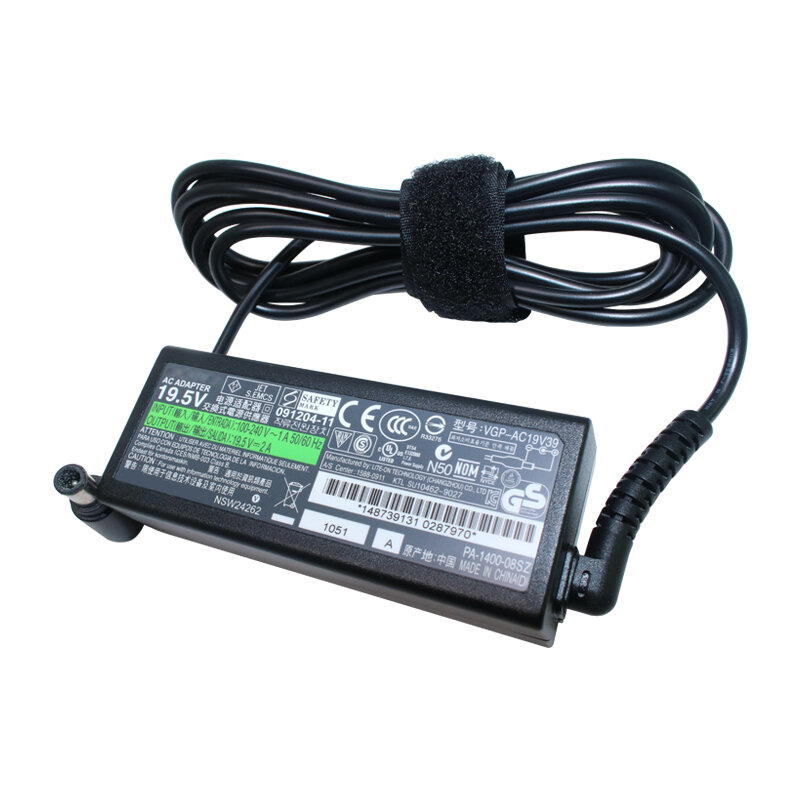 19.5V 2A 40W AC Laptop Adapter Charger Power Supply untuk Sony VGP-AC19V39 VGP-AC19V40 VGP-AC19V47 VGP-AC19V57 PA-1400-06SN