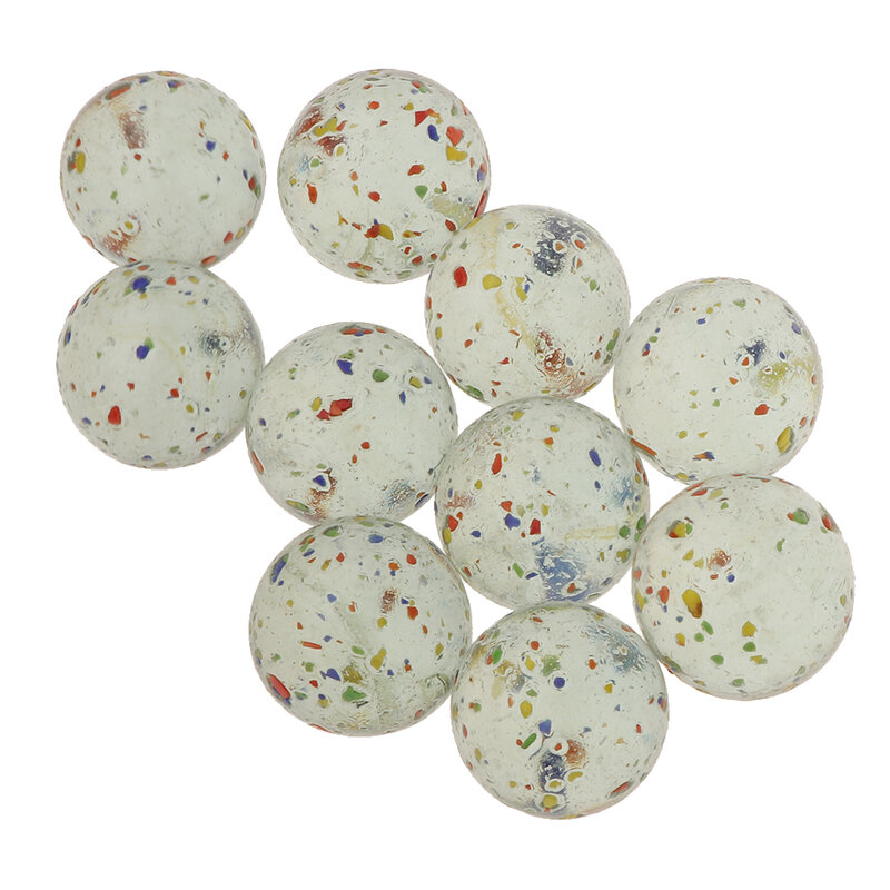 10 Pieces 25mm Diameter Glass Marbles Set Toy Ball Marbles Game For Children - Discovery Toys MARBLEWORKS Marbles