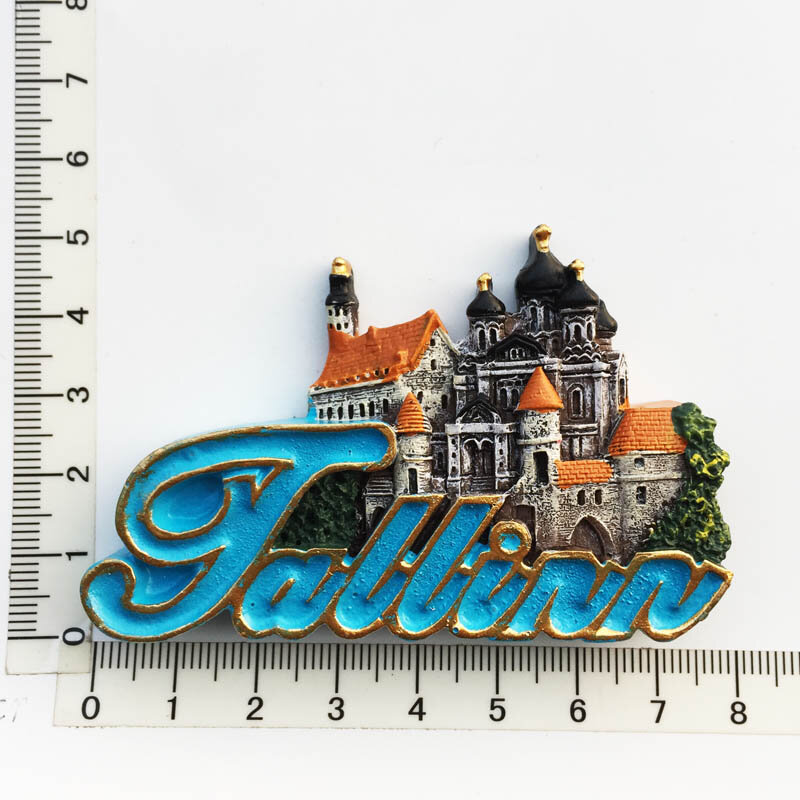Europa Estonia pamiątka turystyczna naklejka magnetyczna magnesy na lodówkę dekoracja lodówki artykuły rękodzieło prezenty