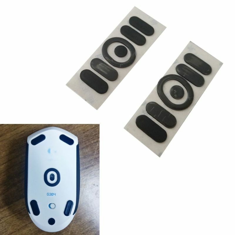 2 Stuks 0.6Mm Dikte Vervangen Muis Voeten Mouse Skates Voor Logitech G304 G305 Mouse Skates Muis Stickers Pad Muis glijdt Curve