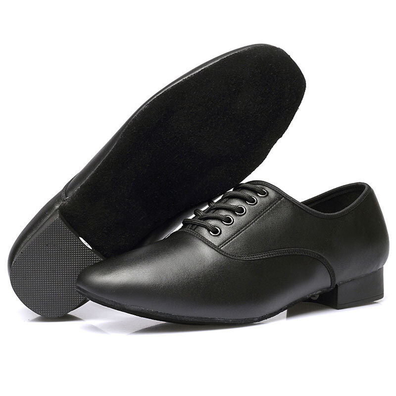 Salsa Dance Shoes Men Latin Dance Shoes Genuine Leather Soft Sole Men's Tango Ballroom Modern Dancing Shoes Sneakers Man Adult