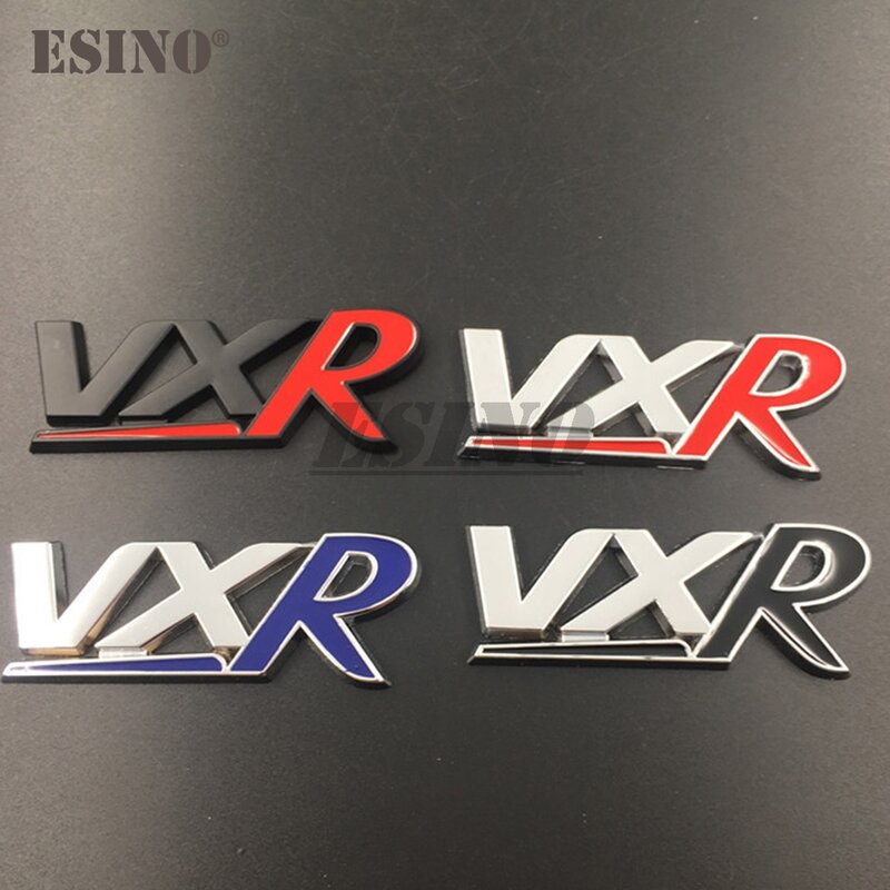 3D VXR Racing Auto Stamm Zink-legierung Emblem Hinten Körper Heckklappe Zubehör Klebe Styling Abzeichen für Vauxhall VXR