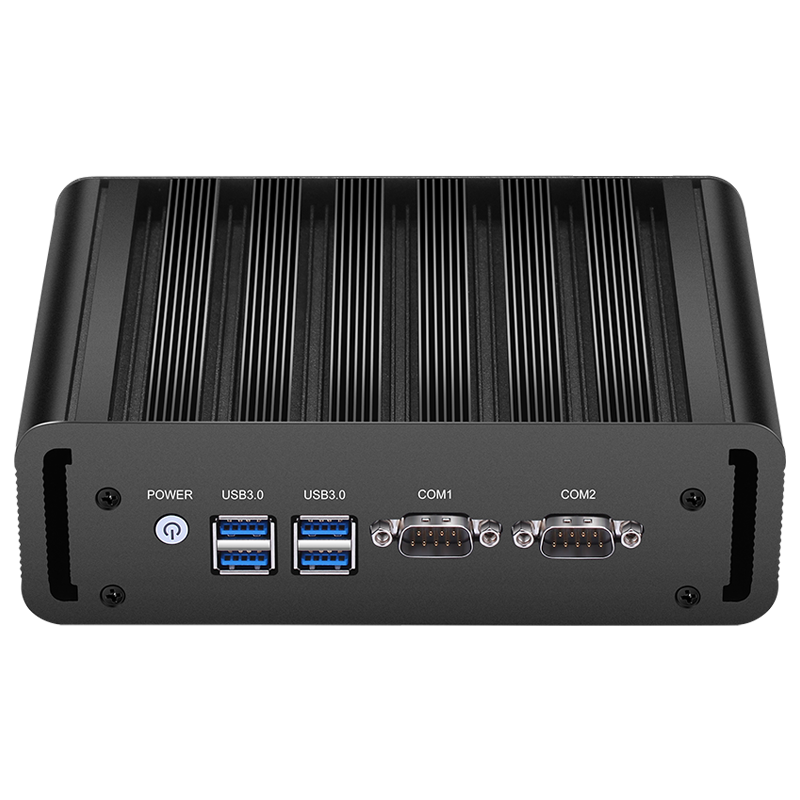 Безвентиляторный мини-ПК Intel Core i7 4500U 2x RS232 2x Gigabit Ethernet 8 ГБ ОЗУ 128 ГБ/256 ГБ SSD WiFi HDMI VGA дисплей Windows 10 Ubuntu