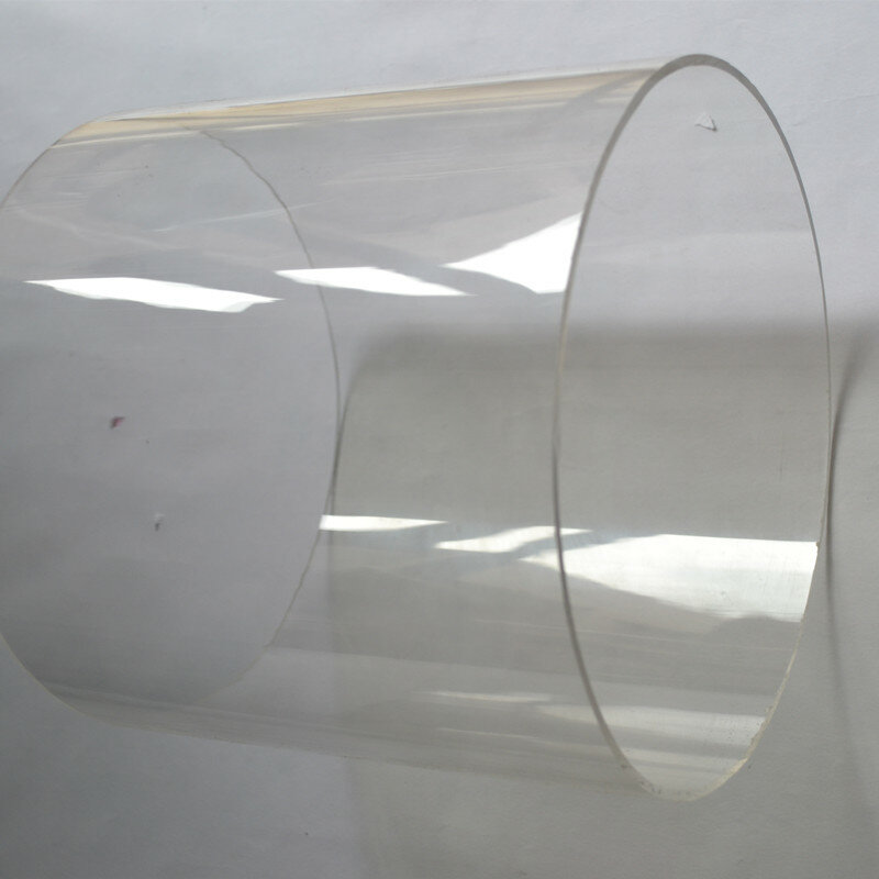 Próbka akrylowa tuba przezroczysta dekoracja domu LED PMMA plastikowa przezroczysta