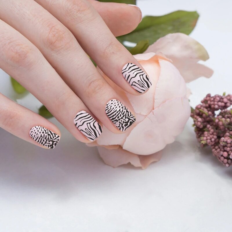 Красота BigBang изображение животных пластины для штамповки ногтей Тигр Зебра Леопард Текстура XL-001 шаблон из нержавеющей стали