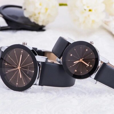 Relógio de pulso de quartzo analógico das senhoras da forma dos relógios do casal para os amantes relógios femininos marca de luxo
