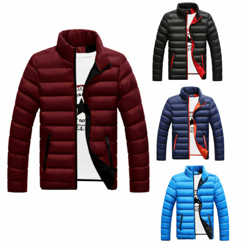 Nouvelle veste d'hiver pour hommes, Parka épaisse rembourrée en coton à manches longues, vêtements d'extérieur matelassé, manteaux chauds, 2019