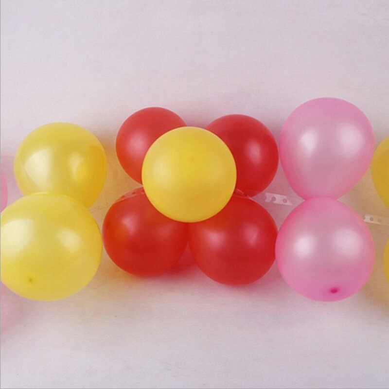 5M Balon Kreatif Jaringan Menghubungkan Strip Transparan PVC Pita Lengkungan Karangan Bunga Dekorasi Balon Pesta Pernikahan Latar Belakang Dekorasi