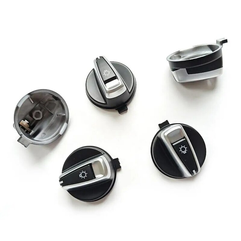 Автомобильный хромированный автоматический пересветильник ель света, поворотная кнопка для BMW 1 E88 E82 3 E90 E91 X1 E84, кнопка управления головкой Konb, переключатель освещения