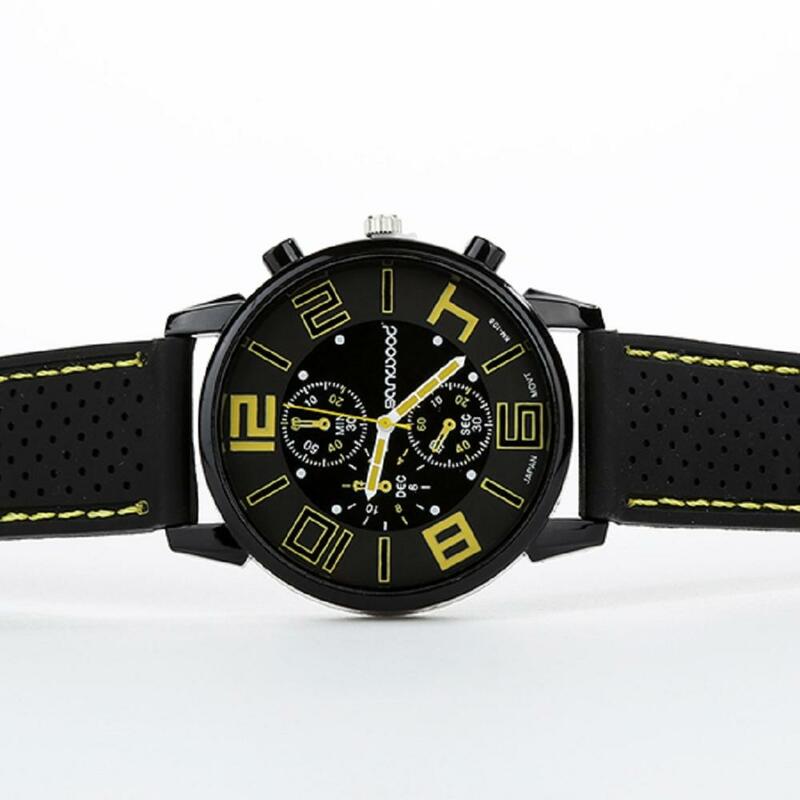 Relógio esportivo masculino casual de silicone, relógio de pulso analógico com pulseira de silicone de quartzo e design elegante de aço inoxidável, relógio redondo da moda para homens e mulheres