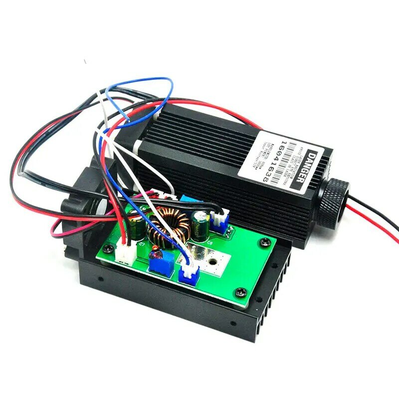 Módulo de diodo láser infrarrojo, dispositivo enfocable potente de 800mW, 830nm, TTL, controlador de 33x80mm con fuente de alimentación de 12V