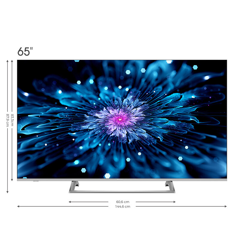 HISENSE H65B7500 téléviseur Smart TV 4K UHD 65 pulgadas, salida óptica, Wifi, Bluetooth, HDR, large gamme de couleurs, DTS Audio