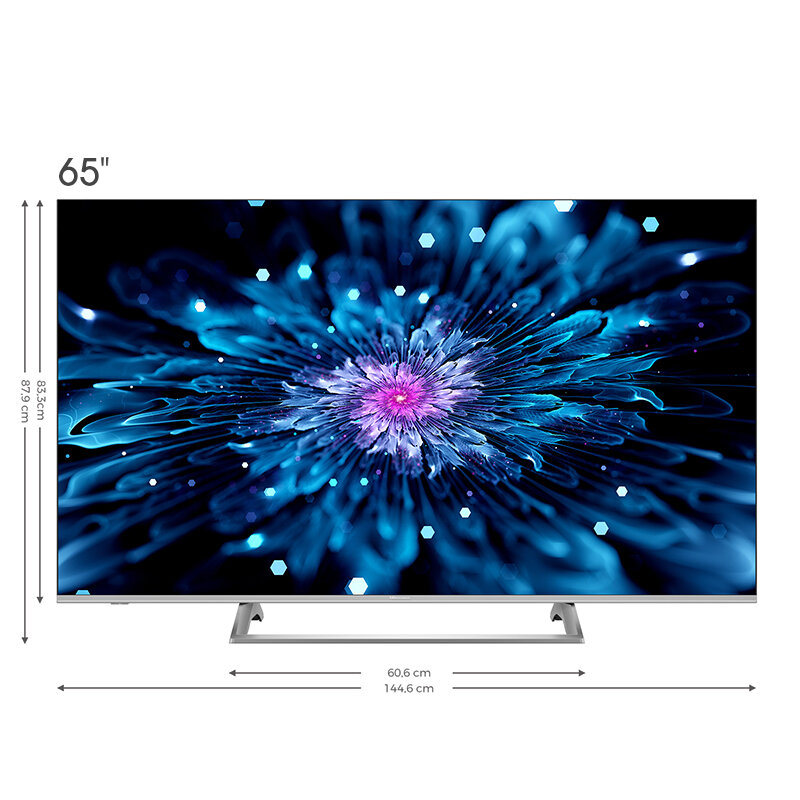 HISENSE H65B7500 TV televisión Smart TV 4K UHD 65 pulgadas, salida óptica, Wifi, Bluetooth, HDR, Un'ampia Gamma di Colori, Audio DTS