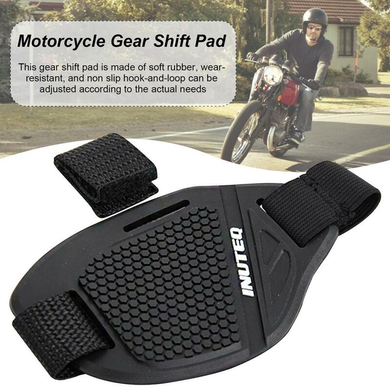 Мотоциклетная кожа, резиновая накладка на педаль, защита для обуви, гелевая накладка на ногу, универсальная резиновая защита для ботинок, защита переключателя передач