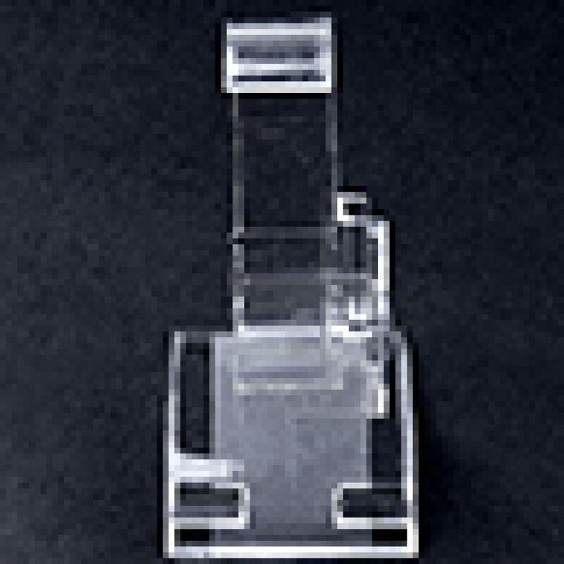 Nova clara jóias de plástico pulseira manguito pulseira relógio de exibição suporte rack