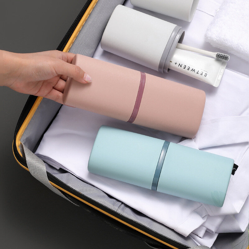 야외 여행 캠핑 휴대용 단순 칫솔 홀더 박스 스토리지 주최자 케이스 욕실 액세서리 치약 박스