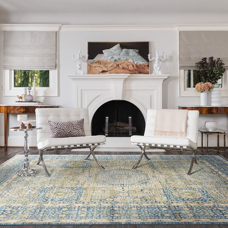 Manual restaurar o jeito antigo luxo luxo luxo persia sistema de textura contínua lã a sala de estar tapete quadra court