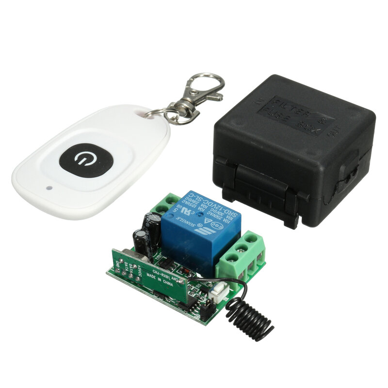 DC12V 10A Relay 1 CH Wireless RF Remote Control Switch Transmitter with Receiver 315mhz remote control