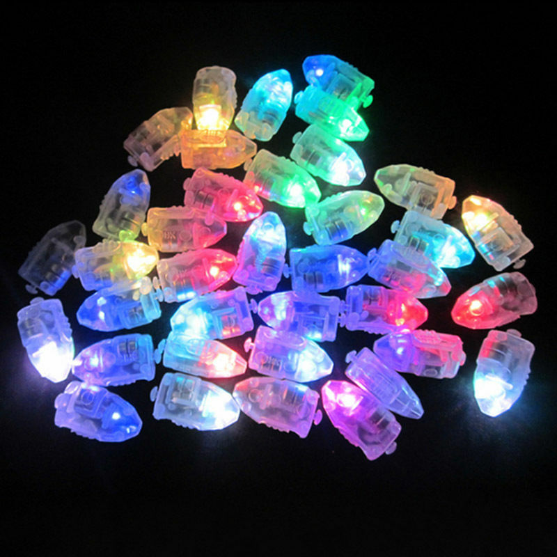 50 Buah X Lampu Balon Lentera Kertas LED Tahan Air untuk Dekorasi Pesta Pernikahan
